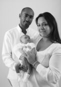 studio newborn family portrait photoshoot